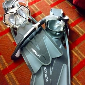 Body Glove Professional Snorkel Set (black/grey)